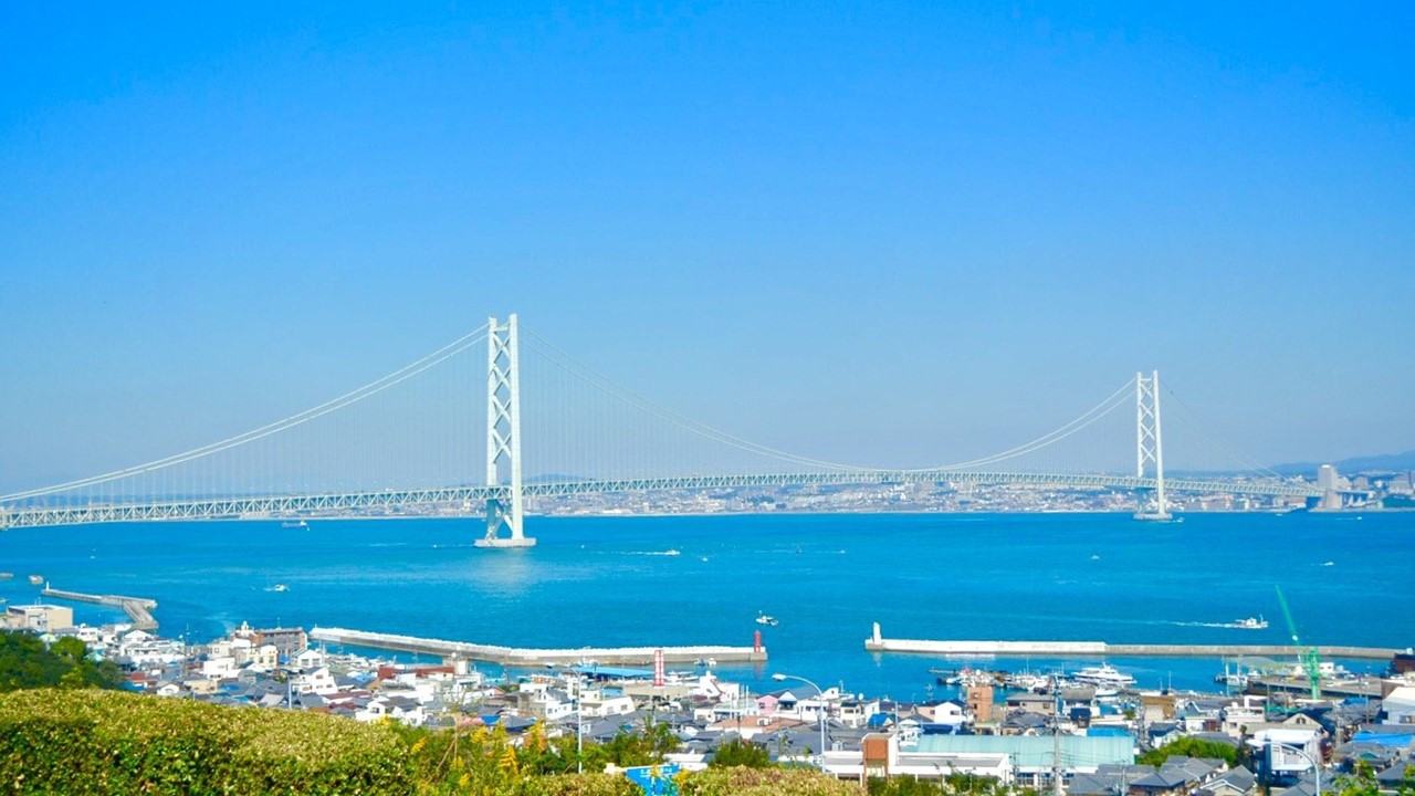 Scenic view of Awaji City, Japan
