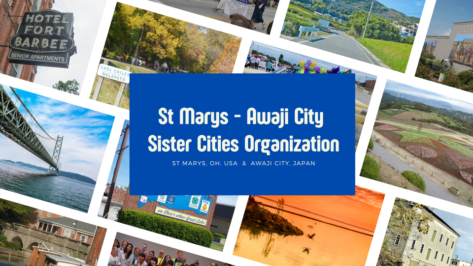 St Marys - Awaji City Sister Cities Organization Banner